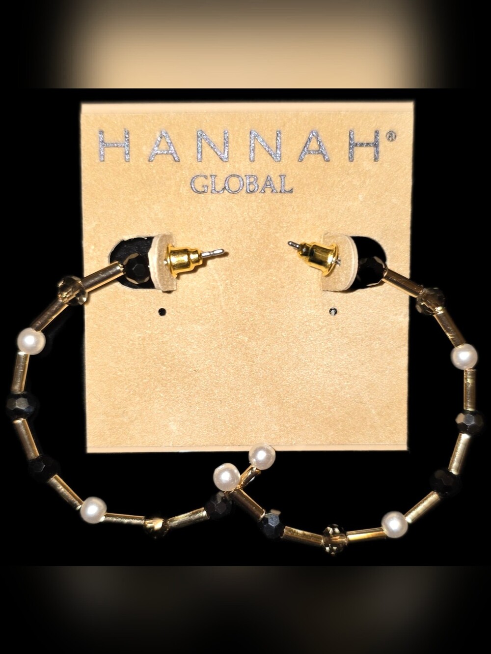 Beaded Hoop Earrings